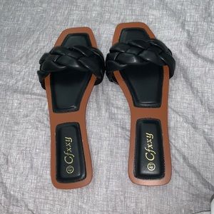 Black sandals